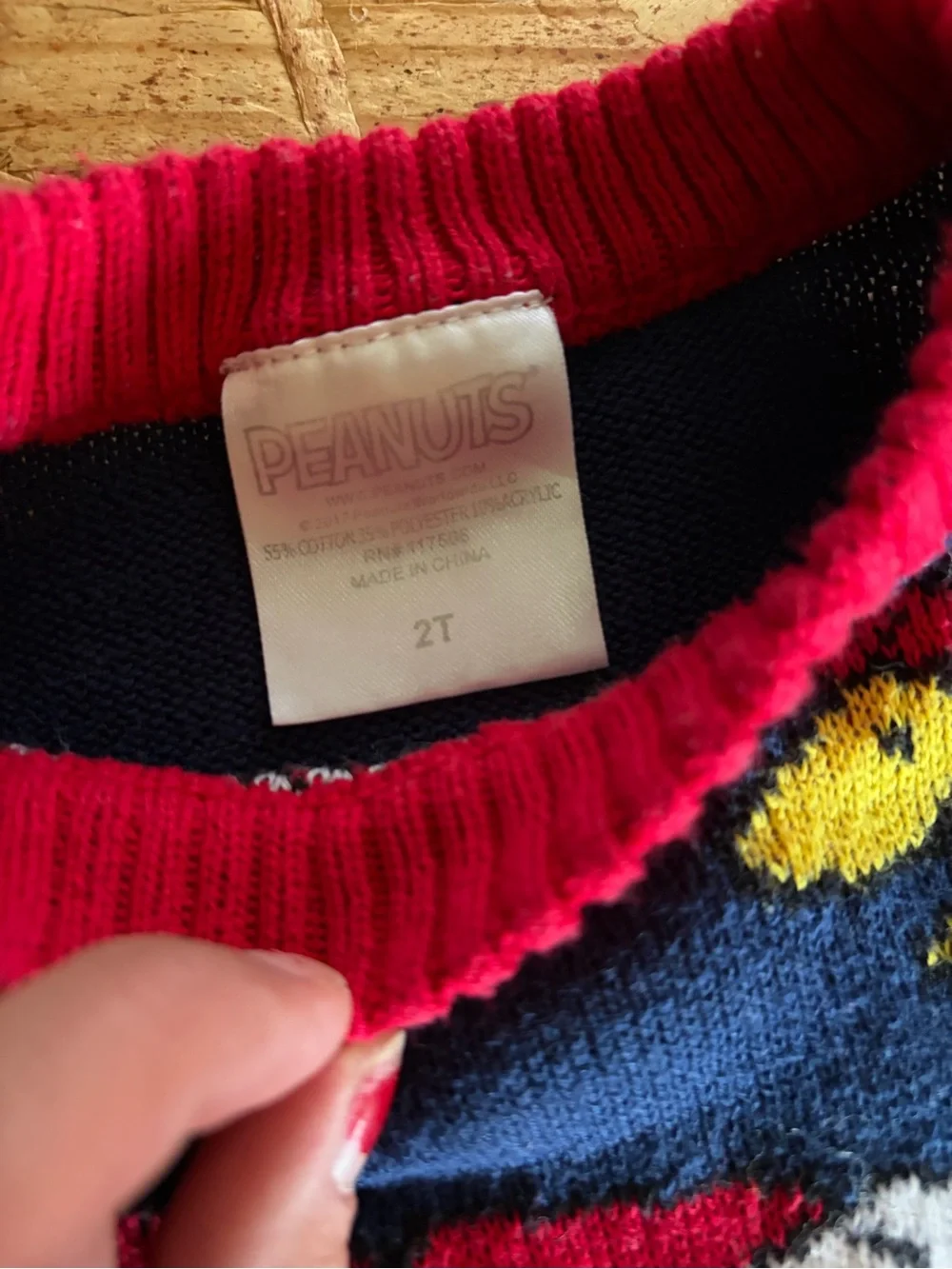Peanuts classic navy